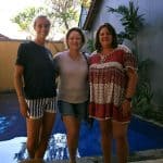 Dive Instructor Iris with Nicole and Suzanne after diving | Two Fish Divers